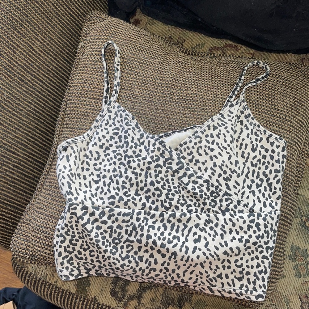 cheetah print tanktop